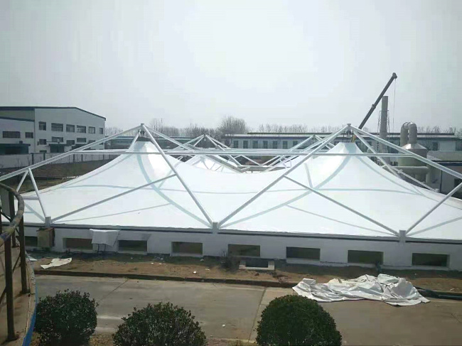 膜結構污水池蓋